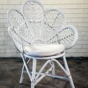 White Peacock Chairs for your event, only from RSVP Event Hire, Perth's Premier Event Hire.