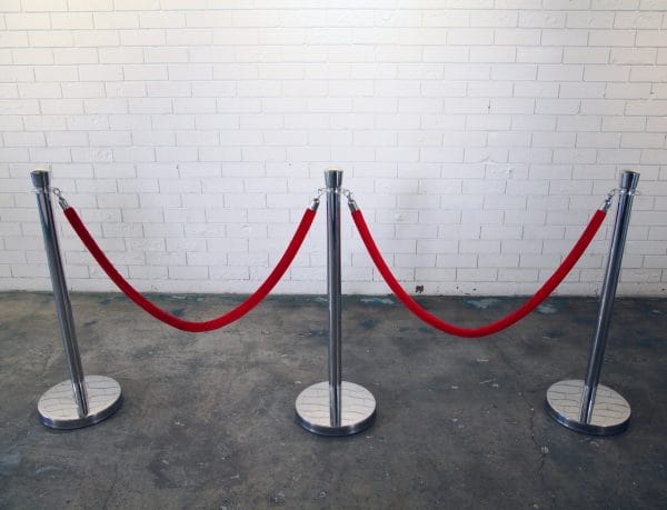 BOLLARDS 04_resize A set of six elegant bollards from RSVP Event Hire in Perth, ideal for welcoming guests.