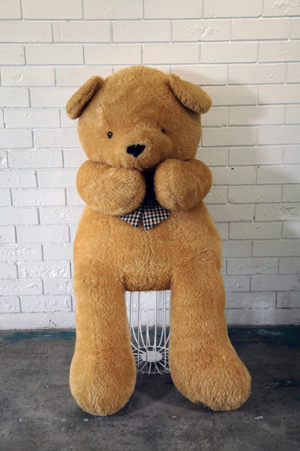GIANT TEDDY BEAR A giant teddy bear, ready to bring joy to your event from RSVP Event Hire.