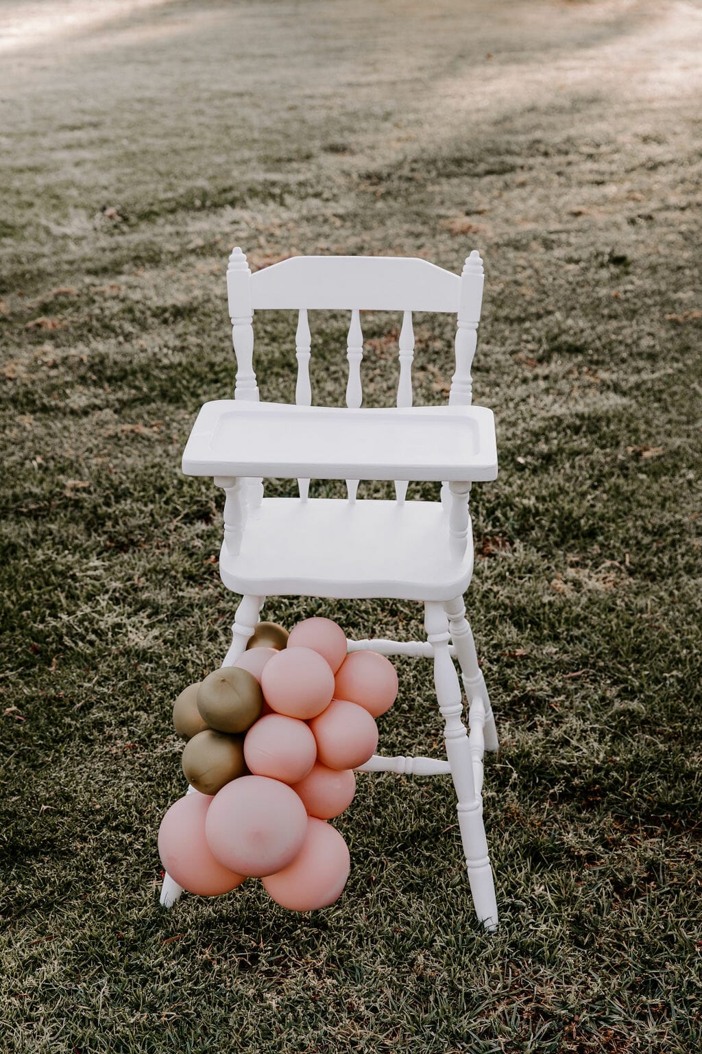 Vintage White Highchair
